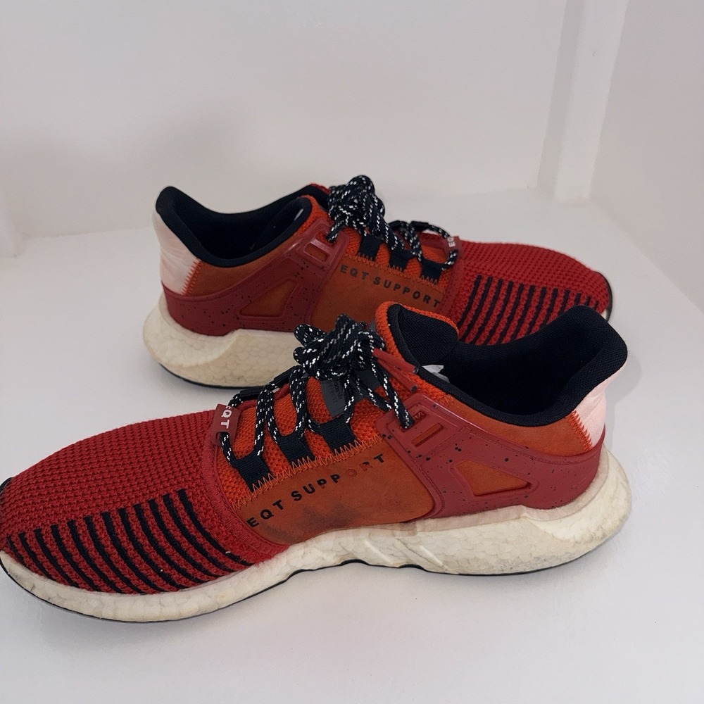 adidas EQT Support 93/17 Men's Sneakers Red/Core Black/Scarlet Size 12 - Picture 5 of 13